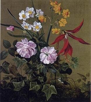 unknow artist Floral, beautiful classical still life of flowers 013 China oil painting art